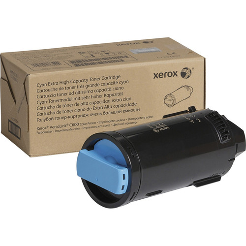 Xerox Genuine Cyan Extra High Capacity Taa Compliant Toner Cartridge For The Versalink C600 - 106R04006