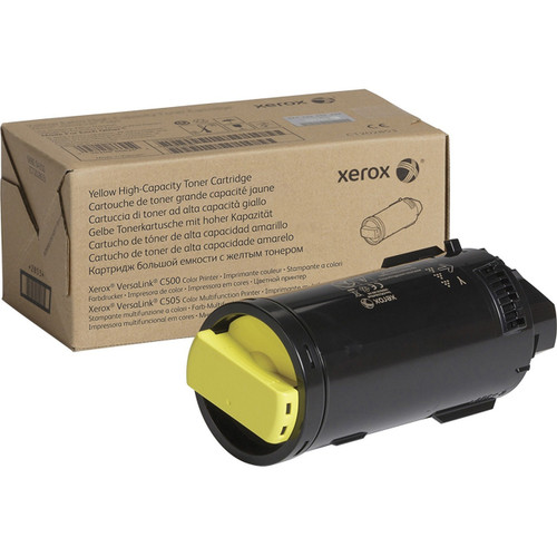 Xerox Genuine Yellow High Capacity TAA Compliant Toner Cartridge For The Versalink C505 - 106R04016