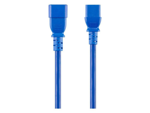 Monoprice Extension Cord - Iec 60320 C14 To Iec 60320 C13_14Awg_15A/1875W_3-Prong_Black_3Ft - 24192
