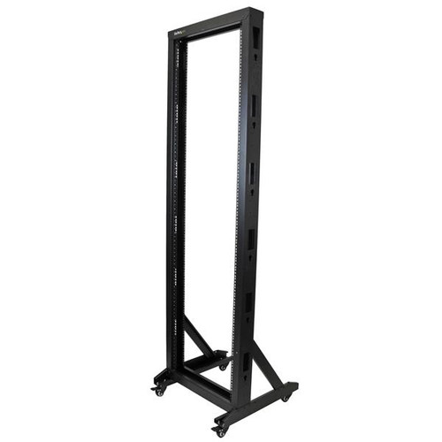 Startech 2-Post Server Rack With Casters - 42U - 2POSTRACK42