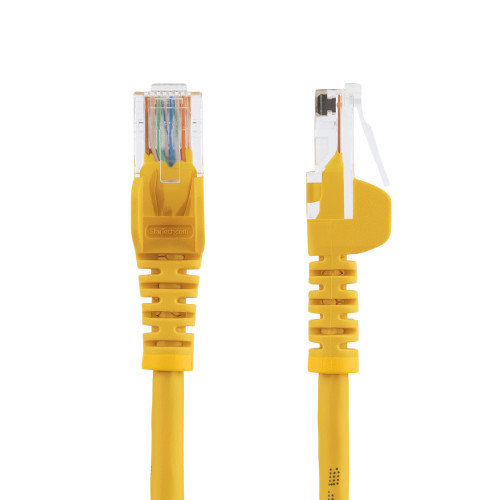 Startech Cat5E Patch Cable With Snagless Rj45 Connectors - 15 Ft, Yellow - 45PATCH15YL