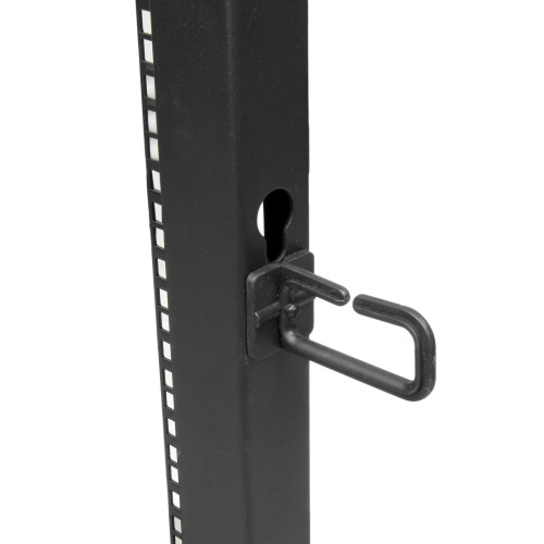 Startech 15U 19" Open Frame Server Rack - 4 Post Adjustable Depth 22-40" Mobile - Free Standing Rolling Network/Computer Equipment Data Rack - Dell Poweredge Hp Proliant Thinkserver - 4POSTRACK15U