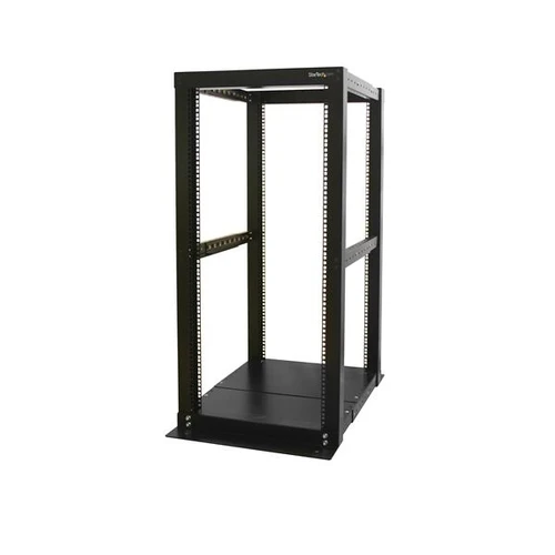 Startech 25U Adjustable Depth 4 Post Open Frame Server Rack Cabinet - 4POSTRACK25