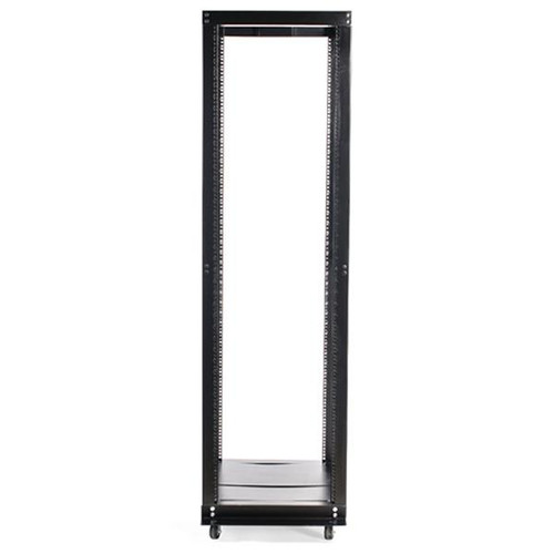 Startech 42U Adjustable 4 Post Open Server Equipment Rack Cabinet - 4POSTRACKBK