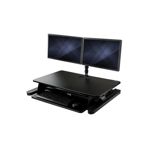 Startech Dual Monitor Sit-Stand Desk Converter - 35Â Wide Work Surface - BNDSTSLGDUAL