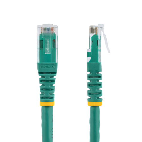 Startech Cat6 Patch Cable With Molded Rj45 Connectors - 50 Ft. - Green - C6PATCH50GN