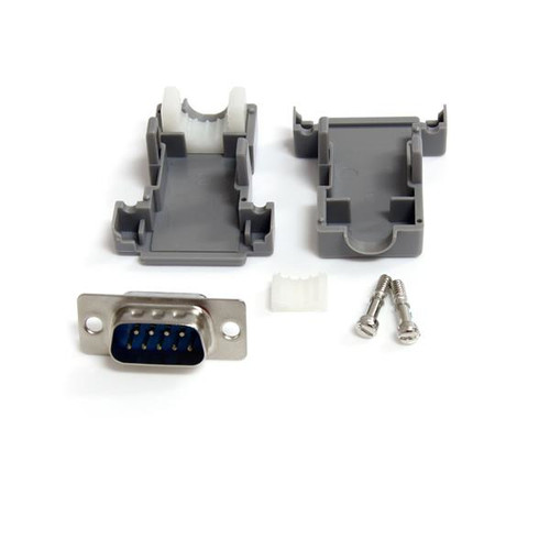 Startech Assembled Db9 Male Solder D-Sub Connector With Plastic Backshell - C9PSM