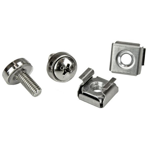 Startech 100 Pkg M5 Mounting Screws And Cage Nuts For Server Rack Cabinet - CABSCREWM52