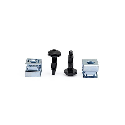 Startech Server Rack Screws And Clip Nuts - 10-32 - Rack Mount Screws And Slide-On Cage Nuts - 50 Pack - CLPSCRW1032