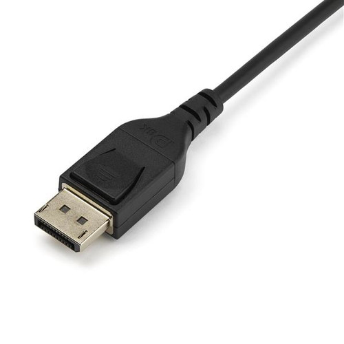 Startech 2 M Vesa Certified Displayport 1.4 Cable - 8K 60Hz Hbr3 Hdr - 7 Ft Super Uhd Displayport To Displayport Monitor Cord - Ultra Hd 4K 120Hz Dp 1.4 Slim Video Cable M/M Dp Connector - DP14MM2M