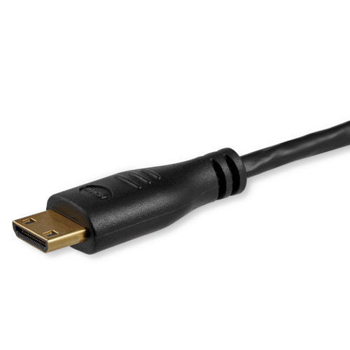 Startech 6 Ft Slim High Speed HDMI Cable With Ethernet - HDMI To HDMI Mini M/M - HDMIACMM6S