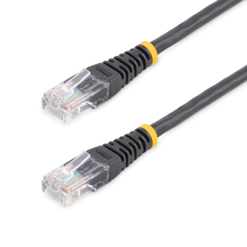 Startech Cat5E Patch Cable With Molded Rj45 Connectors - 25 Ft. - Black - M45PATCH25BK