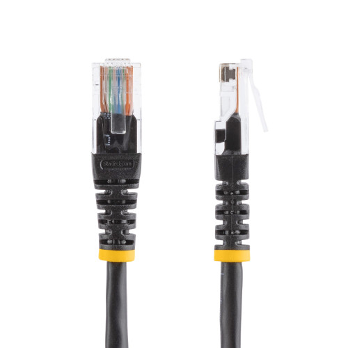 Startech Cat5E Patch Cable With Molded Rj45 Connectors - 25 Ft. - Black - M45PATCH25BK