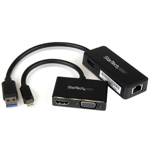 Startech 2-In-1 Surface Pro Adapter Kit - MSTS3MDPUGBK