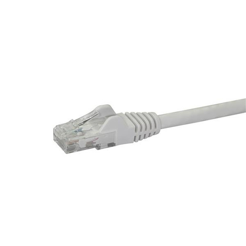 Startech Cat6 Patch Cable With Snagless Rj45 Connectors - 100 Ft, White - N6PATCH100WH