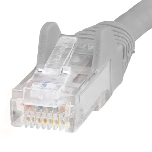 Startech Cat6 Patch Cable With Snagless Rj45 Connectors - 10 Ft, Gray - N6PATCH10GR