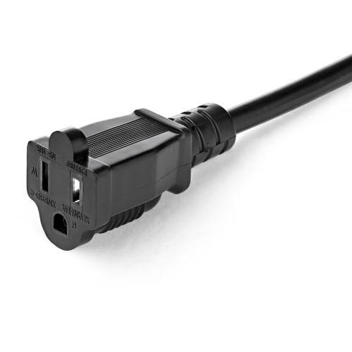 Startech 12In Outlet Saver Extension Cord - Nema 5-15P To 2X Nema 5-15R - PAC102