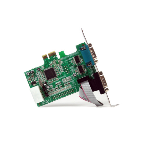 Startech 2 Port Native Pci Express Rs232 Serial Adapter Card With 16550 Uart - PEX2S553