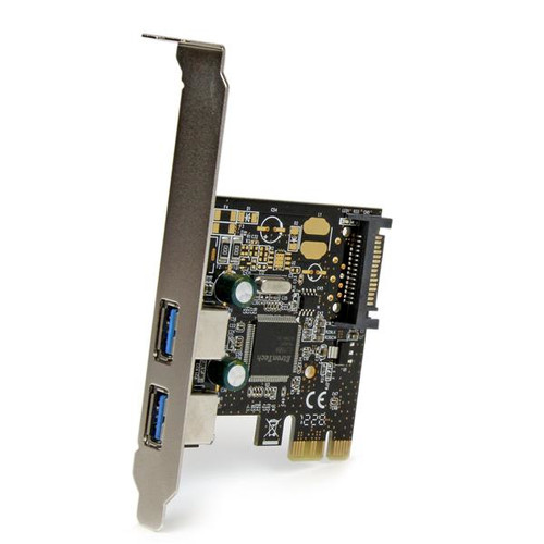 Startech 2 Port Pci Express PCIe Superspeed USB 3.0 Controller Card W/ SATA Power - PEXUSB3S23