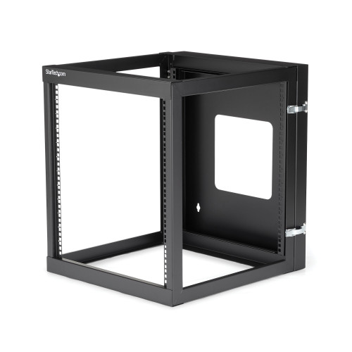 Startech 12U Hinged Open Frame Wall-Mount Server Rack - 22 In. Deep - RK1219WALLOH