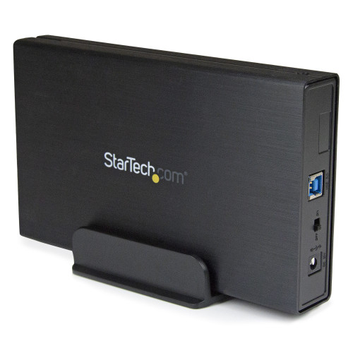 Startech 3.5In Black USB 3.0 External SATA Iii Hard Drive Enclosure With Uasp For SATA 6 Gbps Â Portable External HDD - S3510BMU33