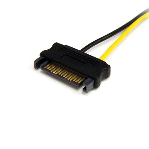 Startech 6In SATA Power To 8 Pin Pci Express Video Card Power Cable Adapter - SATPCIEX8ADP