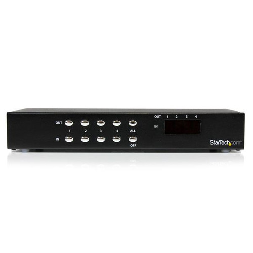 Startech 4X4 VGA Matrix Video Switch Splitter With Audio - ST424MX