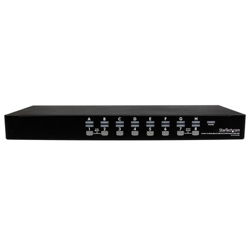 Startech 16 Port 1U Rackmount USB Ps/2 KVM Switch With Osd - SV1631DUSB