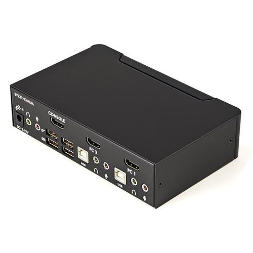 Startech 2 Port USB HDMI KVM Switch With Audio And USB 2.0 Hub - SV231HDMIUA