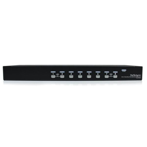 Startech 8 Port 1U Rackmount USB KVM Switch With Osd - SV831DUSBU