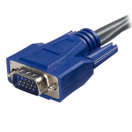 Startech 6 Ft Ultra-Thin USB VGA 2-In-1 KVM Cable - SVUSBVGA6