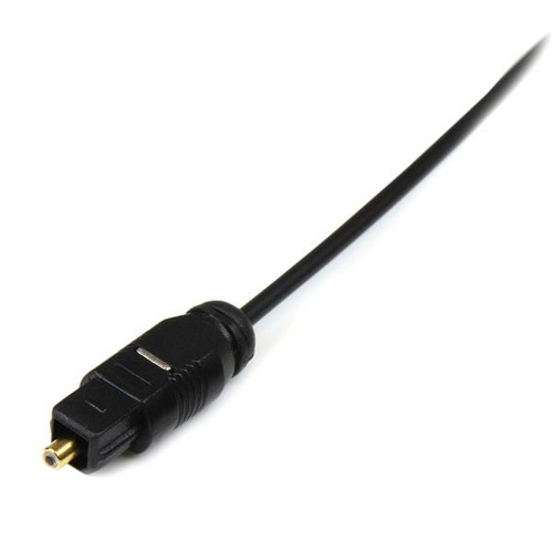 Startech 15 Ft Thin Toslink Digital Optical Spdif Audio Cable - THINTOS15
