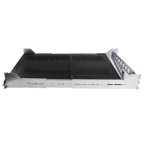 Startech 2U Vented Sliding Rack Shelf W/ Cable Management Arm & Adjustable Mounting Depth - 125Lbs / 56.7Kg - UNISLDSHF19M