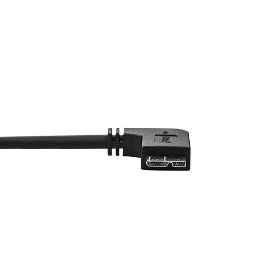 Startech Slim Micro USB 3.0 Cable - M/M - Left-Angle Micro-USB - 1M (3Ft) - USB3AU1MLS