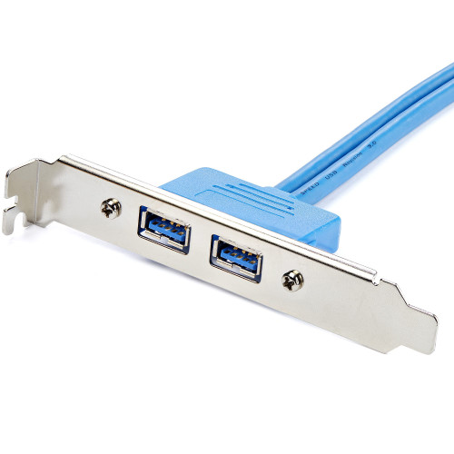 Startech 2 Port USB 3.0 A Female Slot Plate Adapter - USB3SPLATE