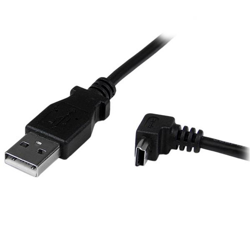 Startech 2M Mini USB Cable - A To Down Angle Mini B - USBAMB2MD