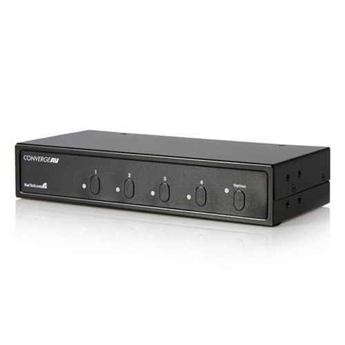 Startech 2X4 Port Matrix Dvi Audio Video Switch - VS420RDVIA