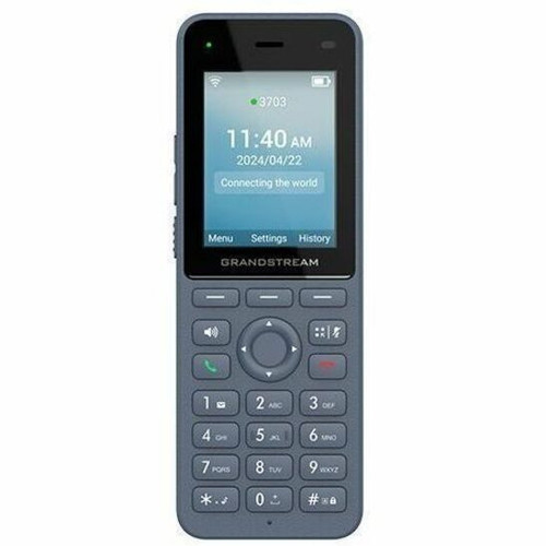 Grandstream WP826 Cordlesse Wifi 6 Phone. 4 -Way Voice Conferencing. Opus Hd Voice Codec. 12 Hours Talk-Time And 240 Hours Standby. 3000Mah Battery
