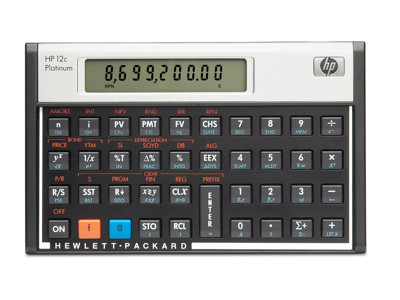 HP 12CPLAT Financial Calculator - F2231AA#ABA