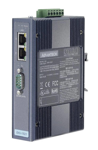 Advantech B+B SmartWorx 1-PORT RS-232/422/485 SERIAL DEVICE SERV - EKI-1521-BE