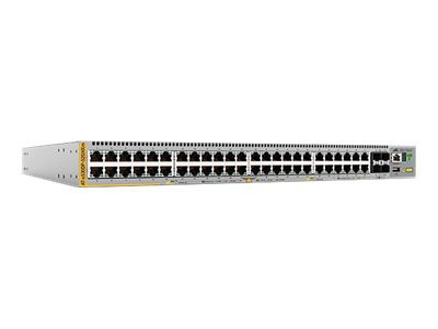Allied Telesis L3 Stackable Switch, 24x 10/100/1000-T PoE+, 16x 10/100/1000-T PoE++, 8x 100M/1G/2.5G/5G-T PoE++, 4x SFP+ Ports and dual hotswap PSU bays. PSU ordered separately. - AT-X530DP-52GHXM-B05