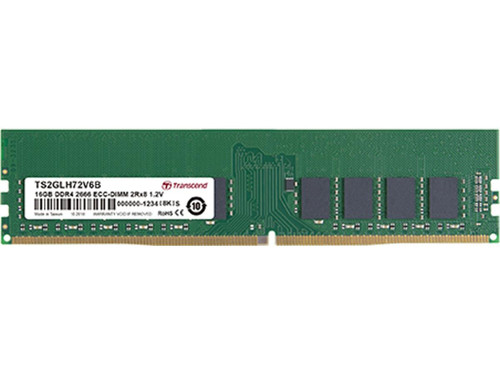 Transcend Ddr4 DIMM - 8 Gb - DIMM 288-Pin - 2666 MHz - ECC - 1.2 V - TS1GLH72V6BL
