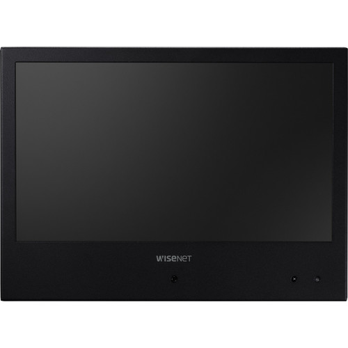 Hanwha Vision 10in Ip Public View Monitor,1080p (1920x1080), HDMI, VGA, Ethernet, 16:9 Aspect Ratio, Built-in Speaker (2x2 W), Vesa Mountable (75 X 75mm), Black Casing, Face Detection Display For Visual Deterre - SMT-1030PV