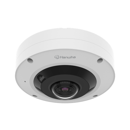Hanwha Vision Powered By Wn7, 1/2.3in 12mp Cmos, Max Resolution 3008x3008 @ 30fps, 1.08mm Fixed Focal Lens, Stereo Graphic Type Lens, Enhanced Resolution For The Peripheral Regions, H.265, H.264, Mjpeg Codec Su - XNF-9013RV