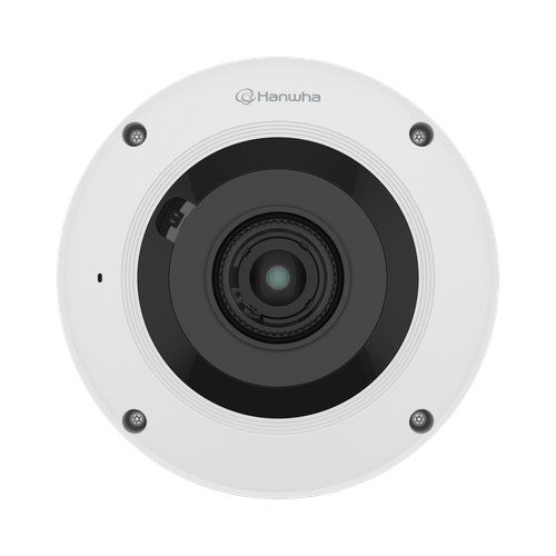 Hanwha Vision Powered By Wn7, 1/2.3in 12mp Cmos, Max Resolution 3008x3008 @ 30fps, 1.08mm Fixed Focal Lens, Stereo Graphic Type Lens, Enhanced Resolution For The Peripheral Regions, H.265, H.264, Mjpeg Codec Su - XNF-9013RV/KEX