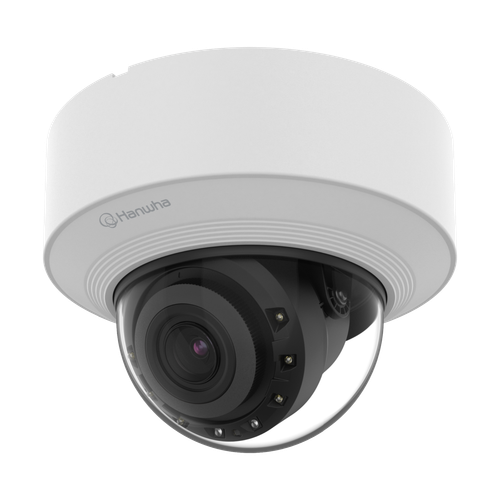 Hanwha Vision Powered By Wn7, Indoor Network Ai Ir Dome Camera, 6mp Resolution @ 30fps, 4.4~9.3mm(2.1x) (112.1 ~47.5 ) Motorized Varifocal Lens, Triple Codec (h.265/h.264/mjpeg), Ir Viewable Length 40m (131.2ft - XND-C8083RV