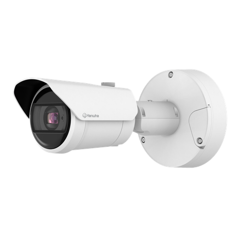 Hanwha Vision Powered By Wn7, Outdoor Network Ai Ir Bullet Camera, 4k Resolution @ 30fps, 4.4~9.3mm(2.1x) (112.1 ~47.5 ) Motorized Varifocal Lens, Triple Codec (h.265/h.264/mjpeg), Ir Viewable Length 40m (131.2 - XNO-C9083R