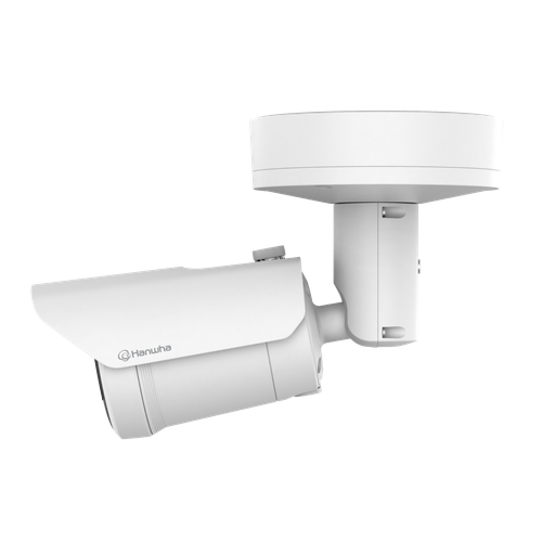 Hanwha Vision Powered By Wn7, Outdoor Network Ai Ir Bullet Camera, 4mp Resolution @ 60fps (wdr Off)/30fps (wdr On), 2.8~10mm(3.6x) (109.7 ~30.4 ) Motorized Varifocal Lens, Triple Codec (h.265/h.264/mjpeg), Ir V - XNO-C7083R