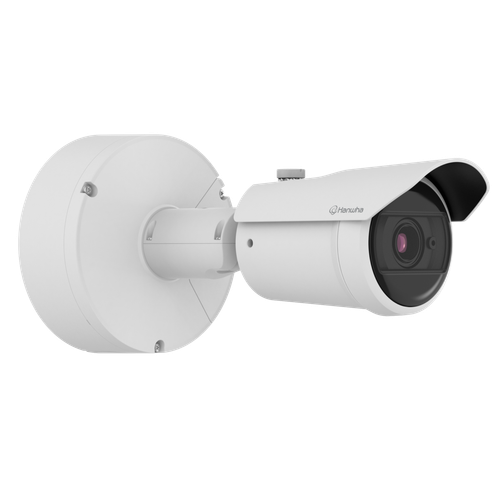 Hanwha Vision Powered By Wn7, X-plus Series, Outdoor Network Ai Ir Bullet Camera, 6mp Resolution @ 30fps, 4.4~9.3mm(2.1x) (112.1 ~47.5 ) Motorized Varifocal Lens, Triple Codec (h.265/h.264/mjpeg), Ir Viewable L - XNO-8083R