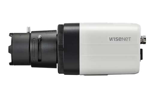 Hanwha Vision Wisenet Hd+ 2mp, Full Hd(1080p) 30fps Box Camera, Ahd/tvi/cvi/cvbs, 120 Db True Wdr, Rs485 /coaxial Control, True D/n, 24vac/12vdc (require 2mp Or Higher Cs Mount Lens) - HCB-6000
